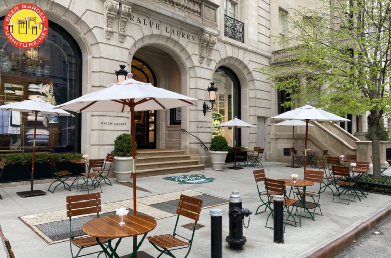Create the perfect alfresco gathering with a versatile bar table