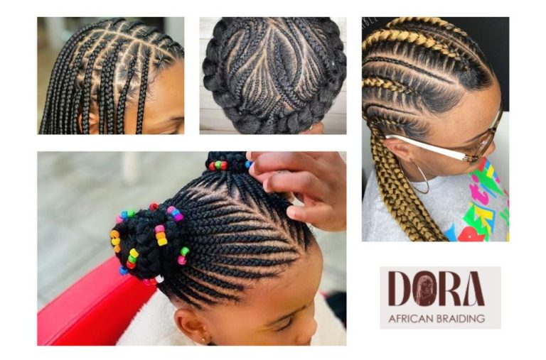 Box braids and African hair braiding in Madison WI salon