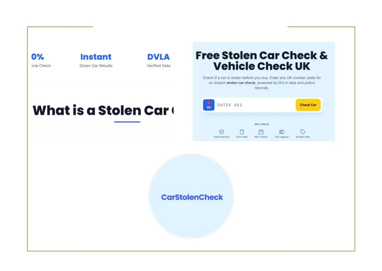 DVLA Stolen Vehicle Check Free – Instant, Accurate Vehicle History & Police Alerts