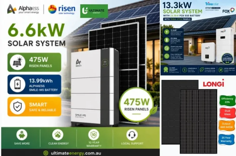 Best Solar Panel Battery Systems in Australia: Store More Energy with Ultimate Energy