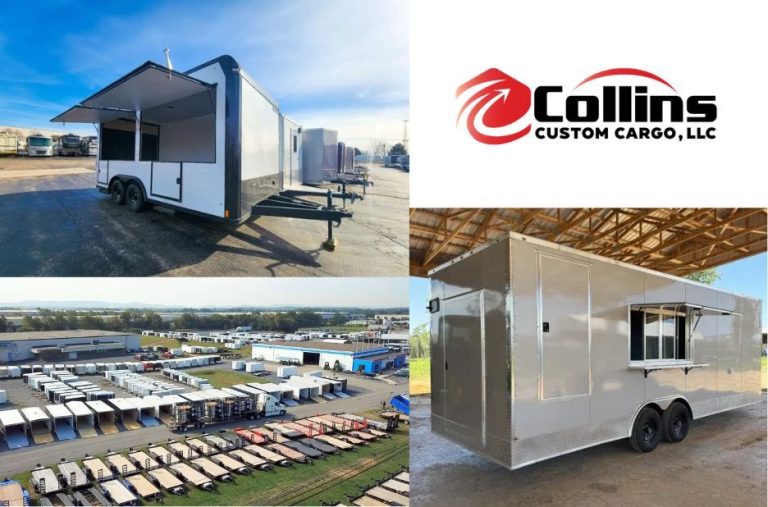 Practical Guide to the Red 8.5 by 24 Concession Trailer by Collins Custom Cargo
