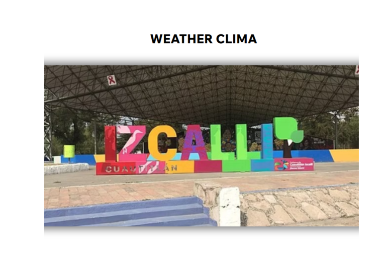 Recomendaciones de expertos sobre el clima en Cuautitlán Izcalli para organizar tu día Recomendaciones de expertos sobre el clima en Cuautitlán Izcalli para organizar tu día