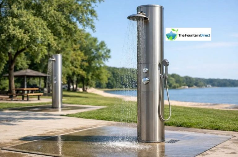 Stainless Steel Outdoor Shower Built for Reliable Performance in Public Spaces