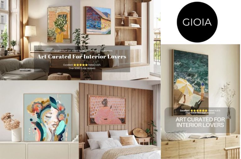 Large Canvas Wall Art for Bold Focal Points by gioiawallart