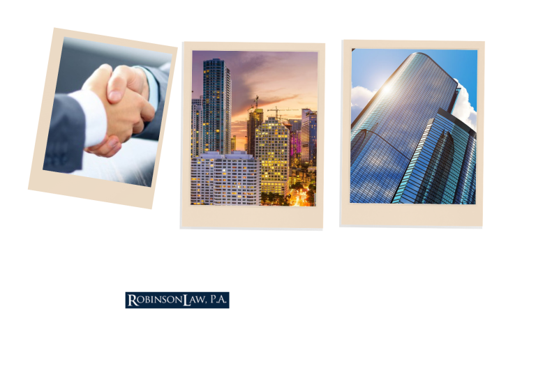 Top Real Estate Attorney Florida Guidance from RobinsonLaw, P.A.